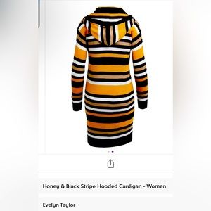 Black honey white color woman’s cardigan New with tag